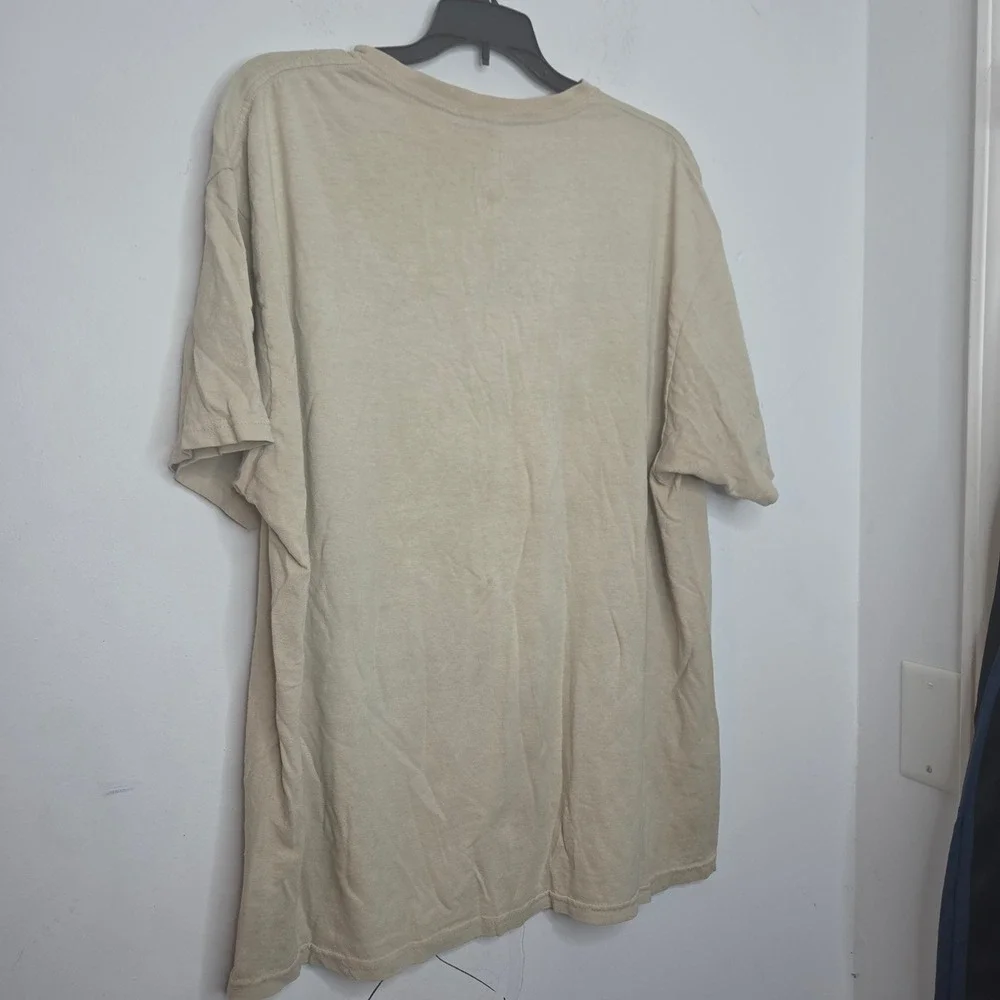 Duck Dynasty A&E Robertson Family Graphic T-Shirt Tan Mens XL Short Sleeve